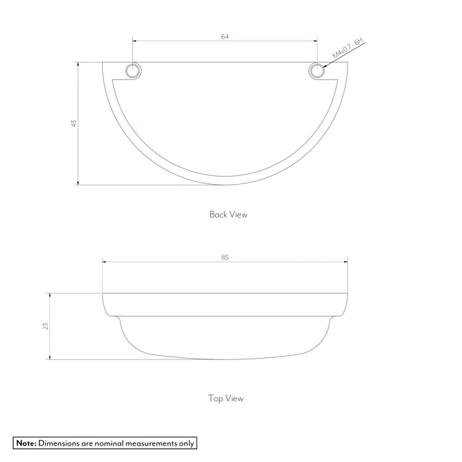 Camille Farmhouse Cabinetry Pull