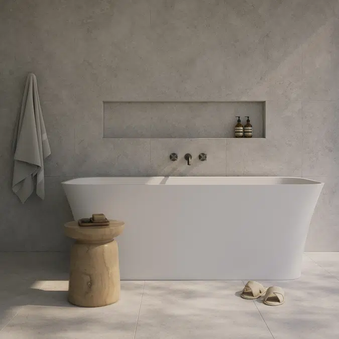 BIM objects - Free download! Jadis Acrylic Freestanding Bath - 1700mm ...
