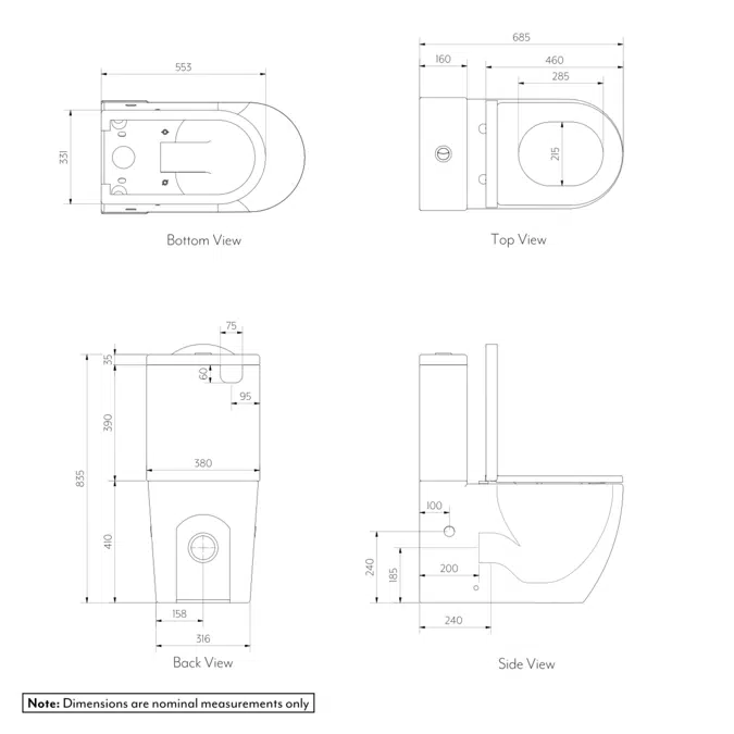 Asher Back-to-Wall Toilet Suite
