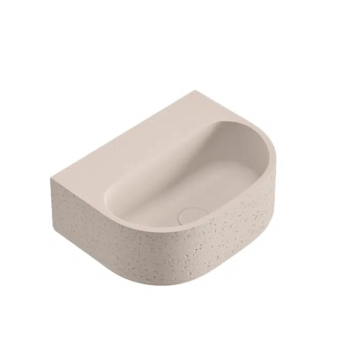 Nelios Concrete Wall-Hung Basin