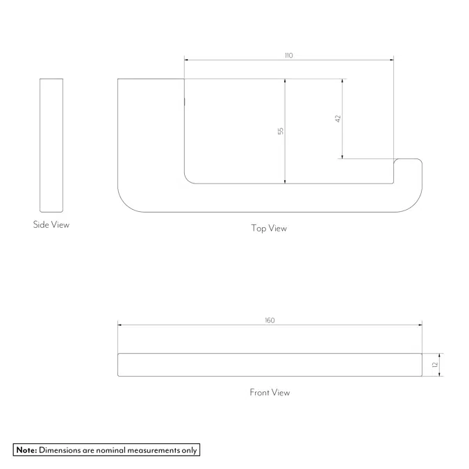 Nesso Toilet Roll Holder