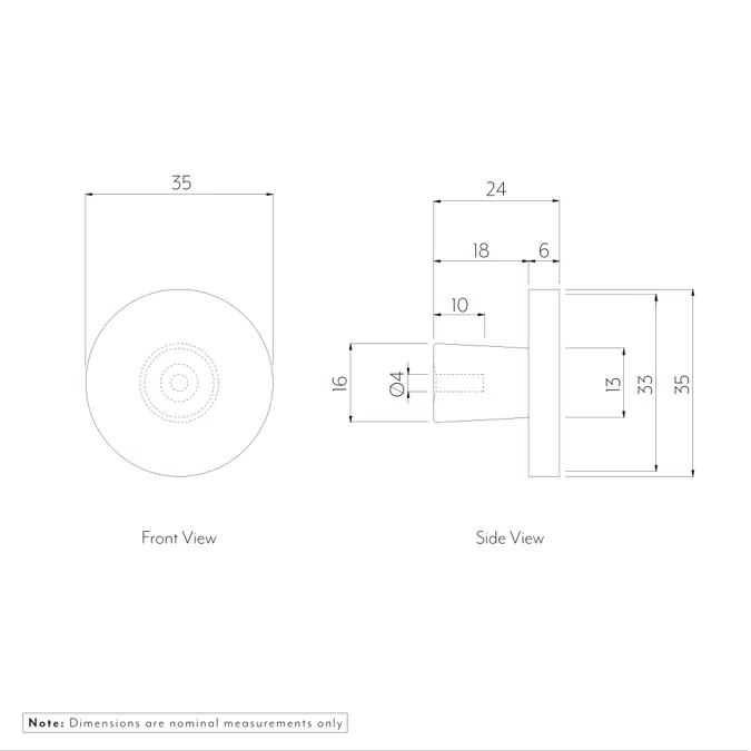 Pika Cabinetry Knob