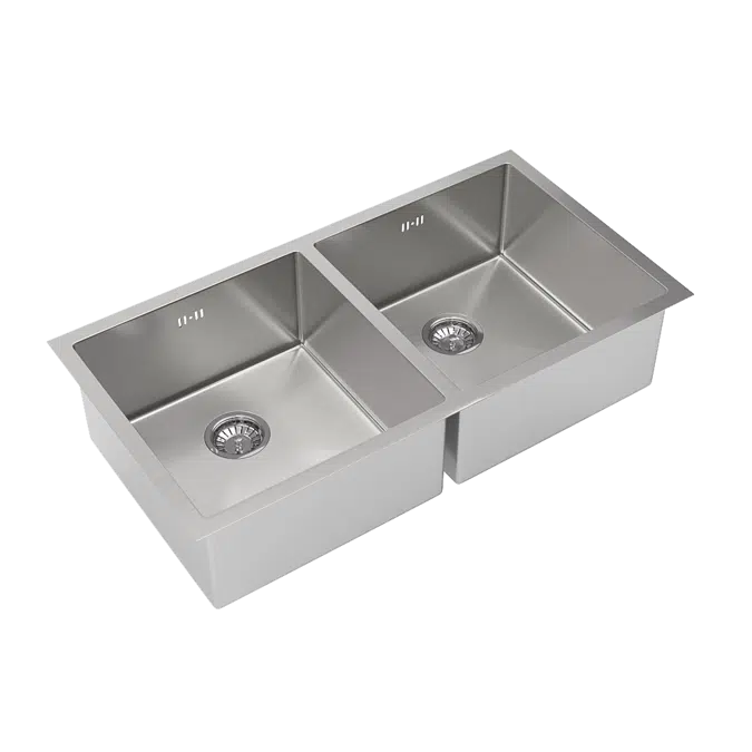 Zalo - Kitchen Sink Double 855mm (Overflow)