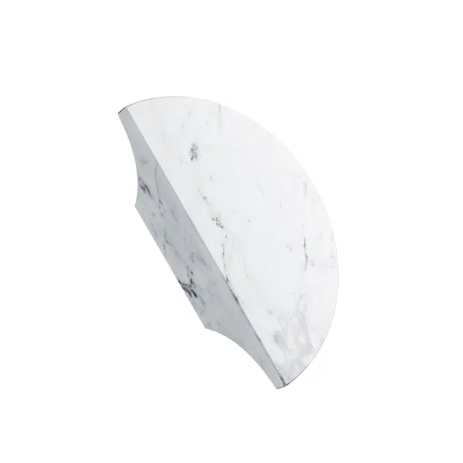 Carrara Half Moon Entry Door Pull
