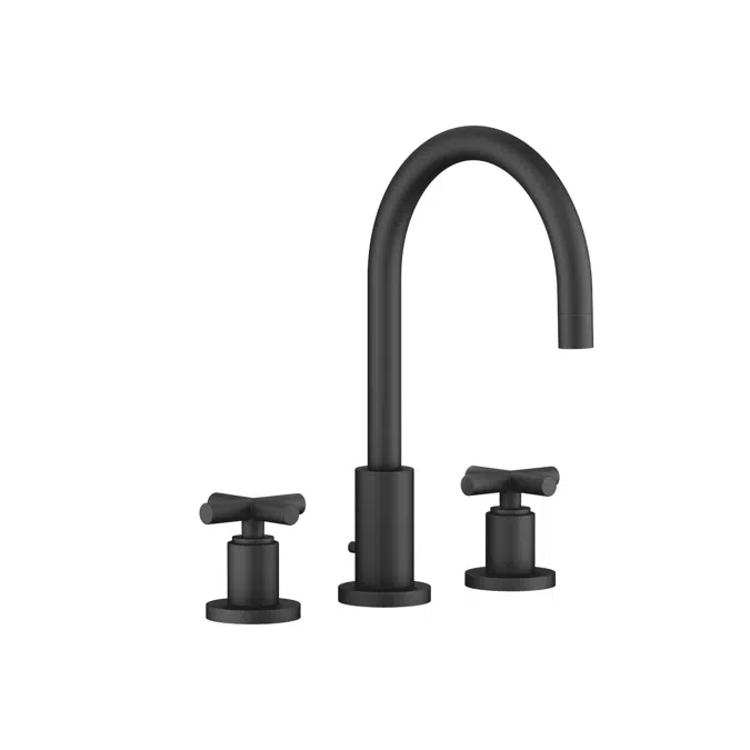 20713892 Tara. Three-hole basin mixer with pop-up waste 165 mm