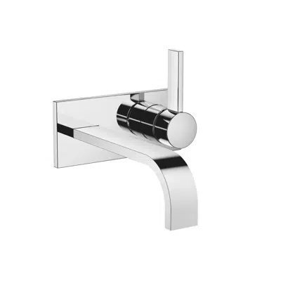 Image for 36864782FF0010 MEM Wall-mounted single-lever basin mixer with cover plate without pop-up waste