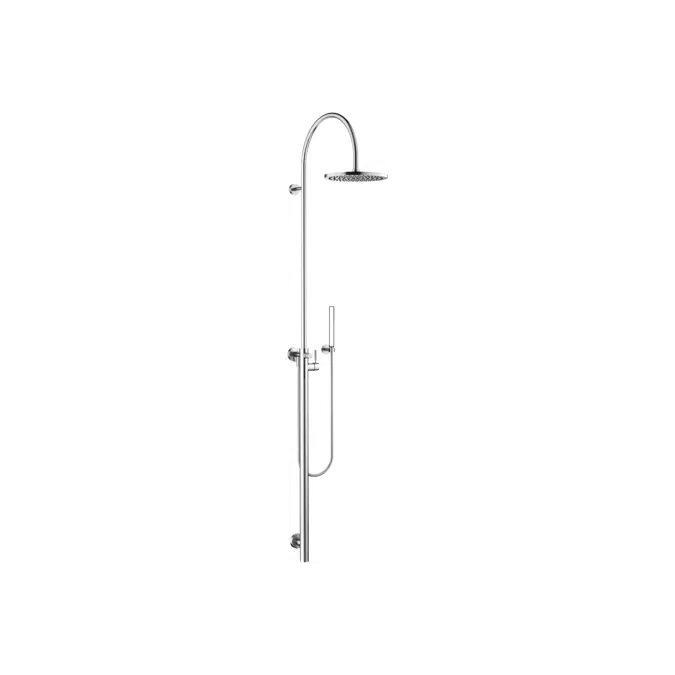 26024661 Shower system with single-lever shower mixer without hand shower