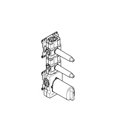 画像 35521970FF0010 xTOOL Concealed thermostat module with 2 valves 3/4"