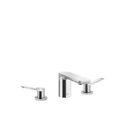 obraz dla 20713845FF0010 Lissé Three-hole basin mixer with pop-up waste 130 mm