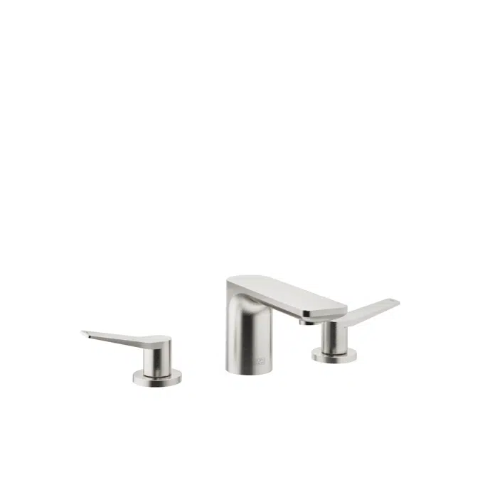 20713845FF0010 Lissé Three-hole basin mixer with pop-up waste 130 mm