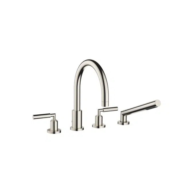 27512882 Tara. Bath shower set for bath rim or tile edge installation 220 mm