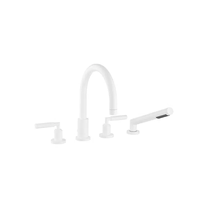 27512882 Tara. Bath shower set for bath rim or tile edge installation 220 mm