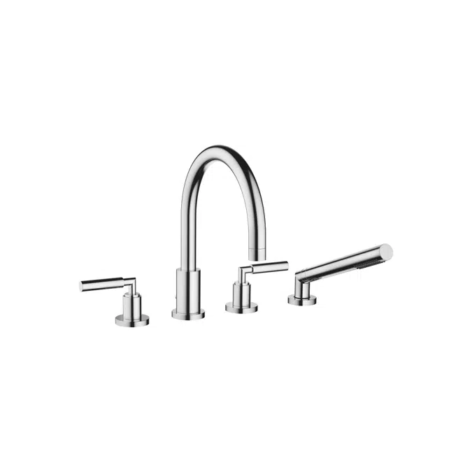 27512882 Tara. Bath shower set for bath rim or tile edge installation 220 mm