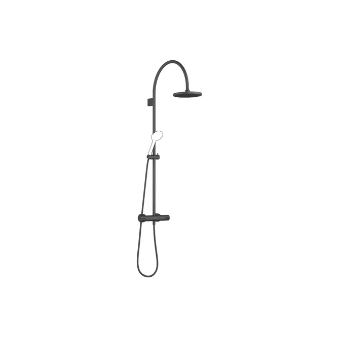 34459892FF0010 Showerpipe with shower thermostat without hand shower