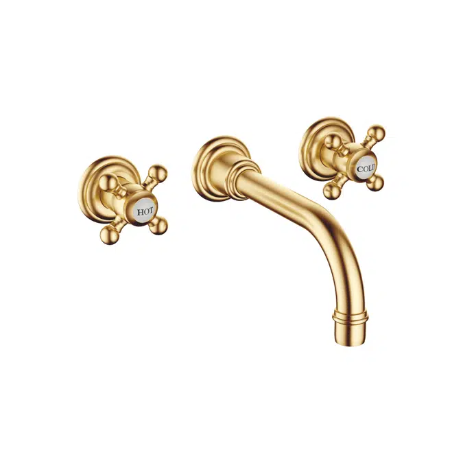 36712361FF0010 Madison Wall-mounted basin mixer without pop-up waste 190 mm