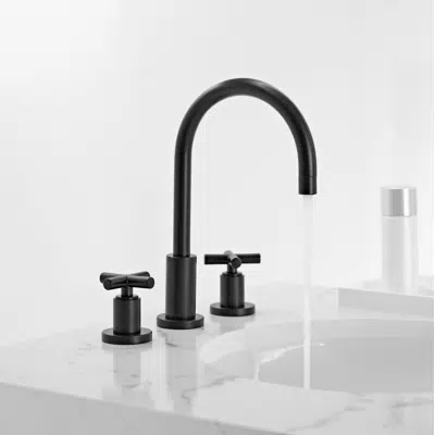 Image for 20713892FF0010 Tara. Three-hole basin mixer with pop-up waste 165 mm