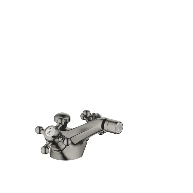 24510360FF0010 Madison Single-hole bidet mixer with pop-up waste 125 mm