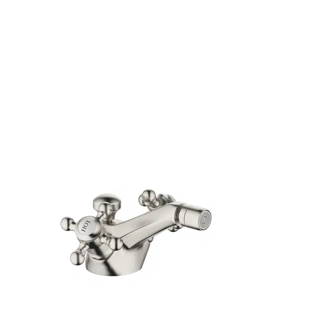 24510360FF0010 Madison Single-hole bidet mixer with pop-up waste 125 mm