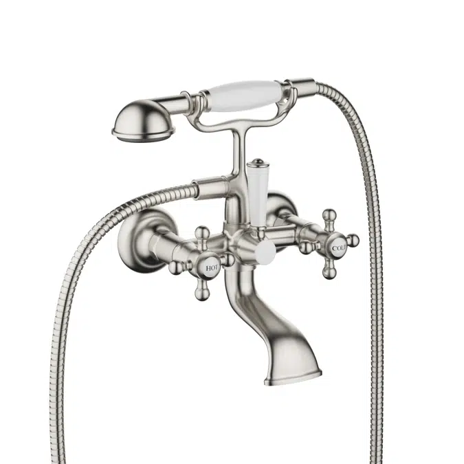 25023360FF0010 Madison Bath mixer for wall mounting with hand shower set 160 mm