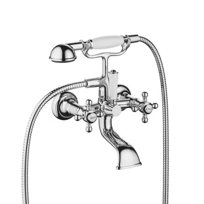 画像 25023360FF0010 Madison Bath mixer for wall mounting with hand shower set 160 mm