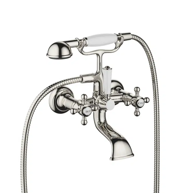 25023360FF0010 Madison Bath mixer for wall mounting with hand shower set 160 mm