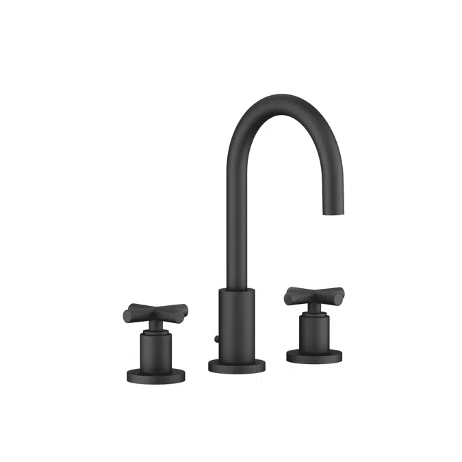 20710892FF0010 Tara. Three-hole basin mixer with pop-up waste 135 mm