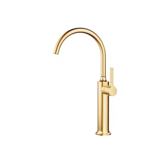 33534809FF0010 VAIA Single-lever basin mixer with raised base without pop-up waste 201 mm