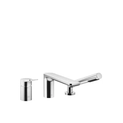 Bild für 27412845 Lissé Three-hole single-lever bath mixer for bath rim or tile edge installation 200 mm