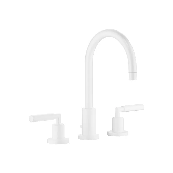 20713882FF0010 Tara. Three-hole basin mixer with pop-up waste 165 mm