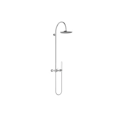 afbeelding voor 26632809FF0010 VAIA Showerpipe with shower mixer without hand shower