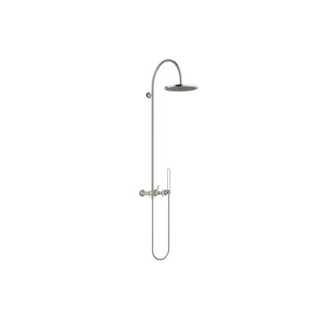 26632809FF0010 VAIA Showerpipe with shower mixer without hand shower