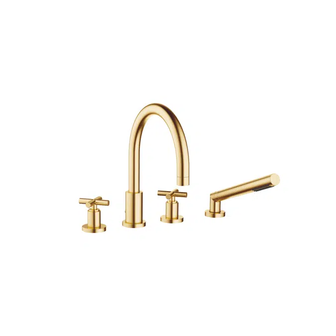 27512892 Tara. Bath shower set for bath rim or tile edge installation 220 mm