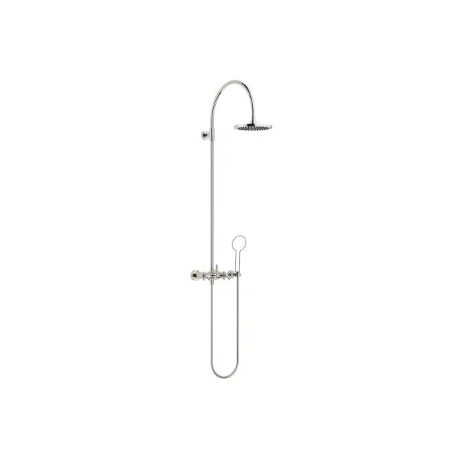 26632892FF0010 Tara- Showerpipe with shower mixer without hand shower