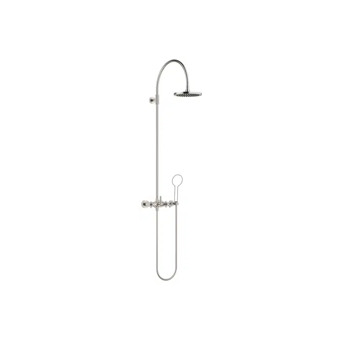 26632892FF0010 Tara- Showerpipe with shower mixer without hand shower