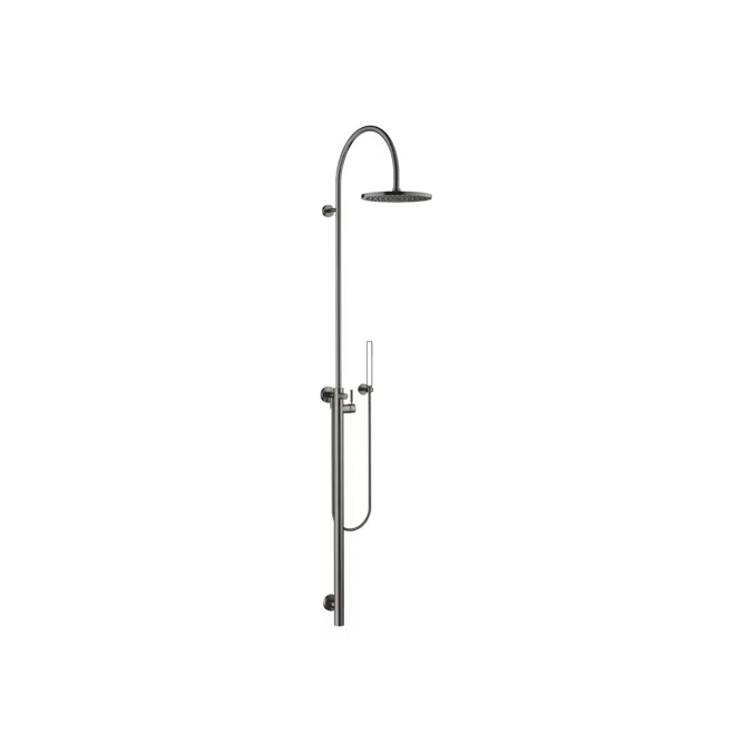 26024661FF0010 Shower system with single-lever shower mixer without hand shower