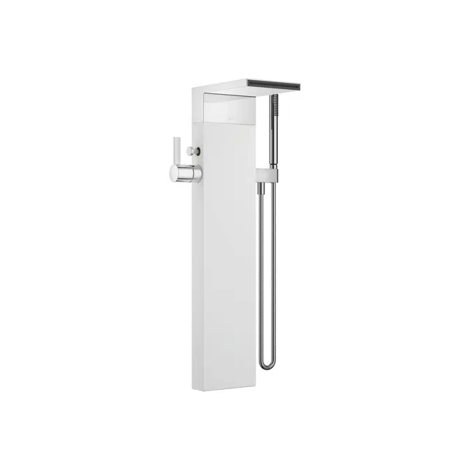 25964979 Dornbracht Single-lever bath mixer with cascade spout for free-standing assembly with hand shower set 235 mm