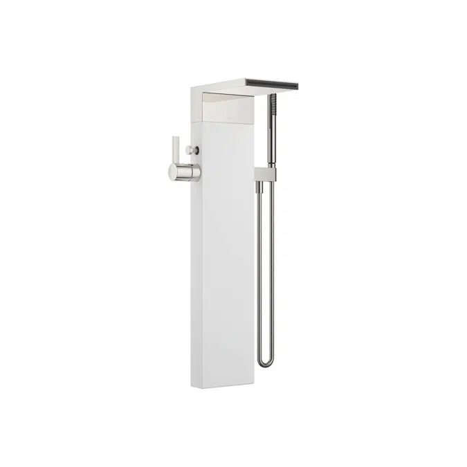 25964979 Dornbracht Single-lever bath mixer with cascade spout for free-standing assembly with hand shower set 235 mm