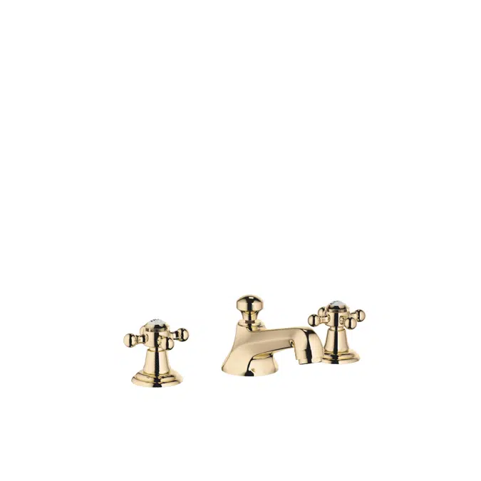 20700360FF0010 Madison Three-hole basin mixer with pop-up waste 135 mm