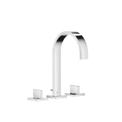 Image pour 20713782FF0010 MEM Three-hole basin mixer with pop-up waste 165 mm