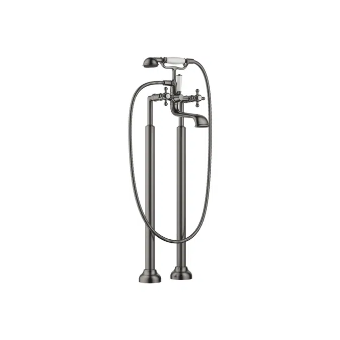 25943360 Madison Two-hole bath mixer for free-standing assembly with hand shower set 245 mm