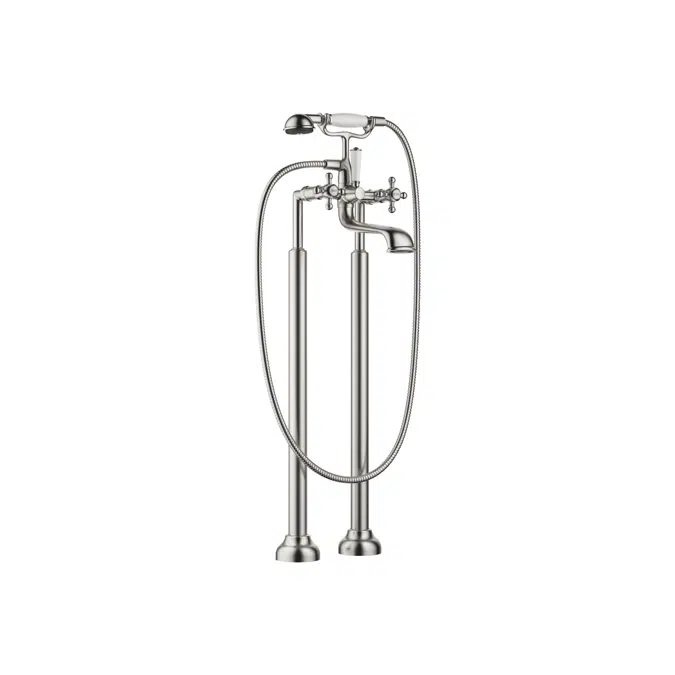 25943360 Madison Two-hole bath mixer for free-standing assembly with hand shower set 245 mm