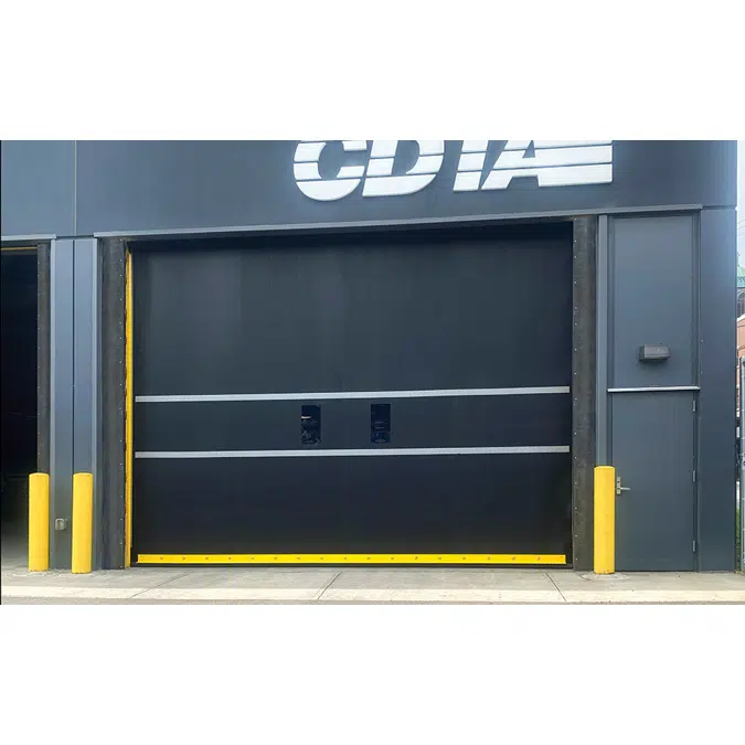 Low-Headroom High Speed Exterior Rubber Door - 995LH