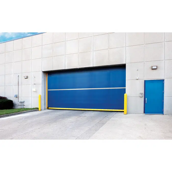 Low-Headroom High Speed Exterior Rubber Door - 995LH