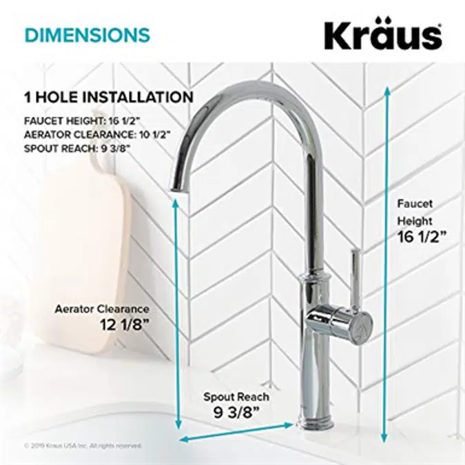 Kraus KPF-1681SFS Sellette Kitchen Bar Faucet