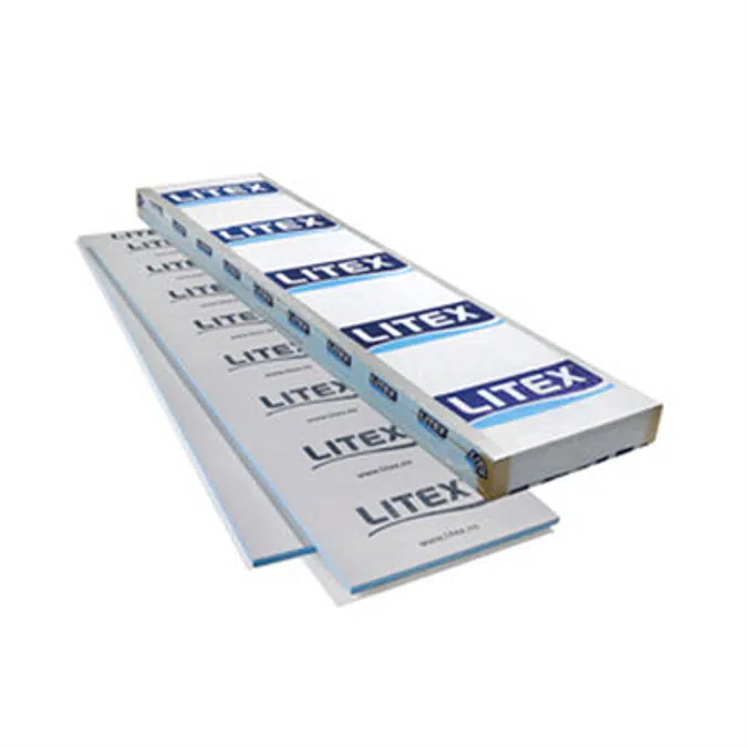 Litex Membrane System with Fibre Plaster