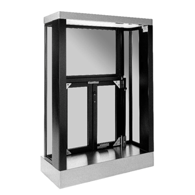 BIM 对象 - 免费下载！ ARMORTEX® Sliding Hollow Metal Transaction Window System ...