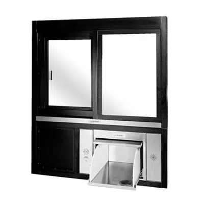 Imagem para BRDW1-4851 / BRDW1-4855 Transaction Window & Drawer Combination}