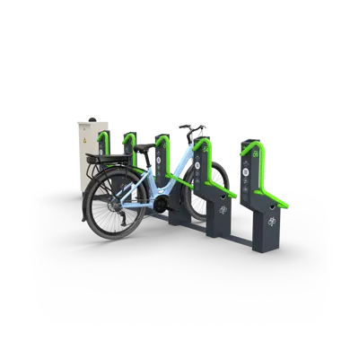 Bikeep Smart Docking Station with E-Bike Charging için görüntü