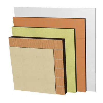 Image for FC05-B1-bgf Double skin clay block façade. RC+BC14+AT+LHGF7+ENL