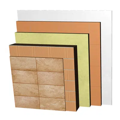 Зображення для FC26-B2-bgf Double skin clay block façade with ventilated air cavity. RD+BC19+CV+AT+LHGF7+ENL